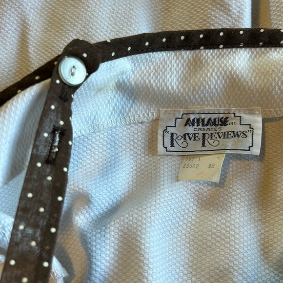 Vintage 70s 80s Strawberry Wrap Dress XS-S - Picture 6 of 6